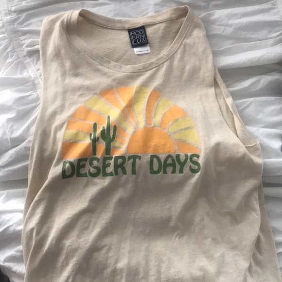 Modern Lux Tops - Desert days muscle tank